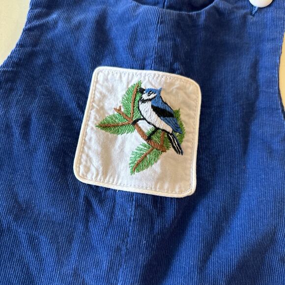 Secret Wishes Blue Gingham Smocked Alligator Longall - 12M - Picture 4 of 7